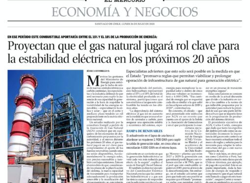 Proyectan que el gas natural jugará rol clave para la estabilidad eléctrica en los próximos 20 años