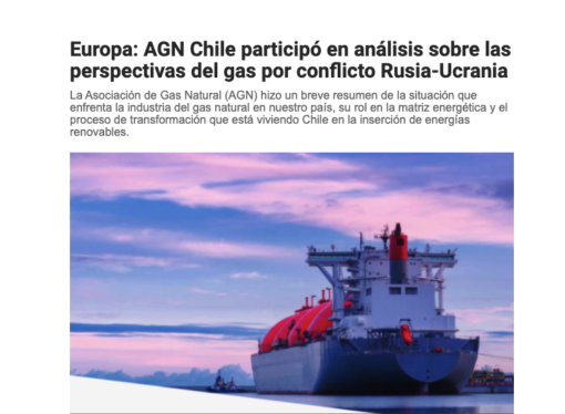Europa: AGN Chile participó en análisis sobre las perspectivas del gas por conflicto Rusia-Ucrania
