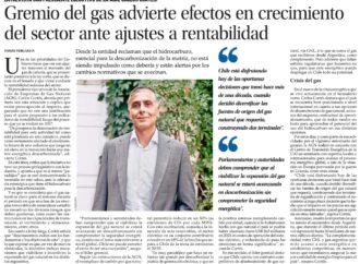 Gremio del gas advierte efectos en crecimiento del sector ante ajustes a rentabilidad