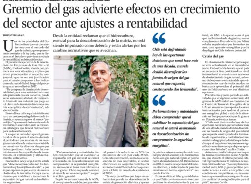 Gremio del gas advierte efectos en crecimiento del sector ante ajustes a rentabilidad